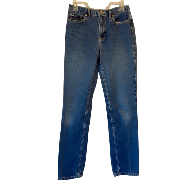 Tommy Hilfiger Vintage 90's Women's size 5 Blue denim Straight/Slim Jeans - Picture 1 of 7